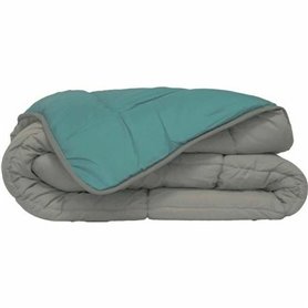 Remplissage de couette Poyet  Motte Gris Bleu 200 g/m² 140 x 200 cm