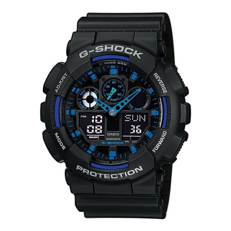 Montre Homme Casio G-Shock GA-100-1A2ER Ø 51 mm Noir Multicouleur