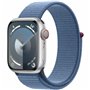 Montre intelligente Apple Series 9 Bleu Argenté 41 mm