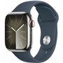 Montre intelligente Apple Series 9 Bleu Argenté 41 mm