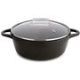 Casserole avec Couvercle Valira BLACK IND 24CM Ø 24 cm Noir Aluminium