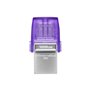 Clé USB Kingston microDuo 3C Noir Violet 128 GB