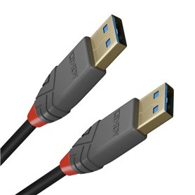 Lindy 36754 câble USB 5 m USB 3.2 Gen 1 (3.1 Gen 1) USB A Noir