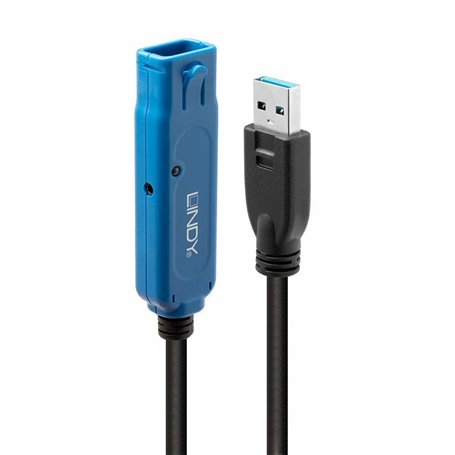 Lindy 43158 câble USB 8 m USB 3.2 Gen 1 (3.1 Gen 1) USB A Noir