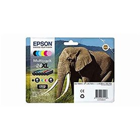 Epson Elephant Multipack 6-colours 24XL Claria Photo HD Ink