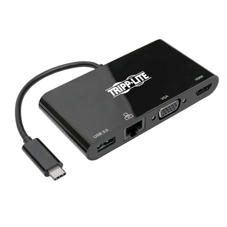 Tripp Lite U444-06N-HV4GUB adaptateur graphique USB Noir