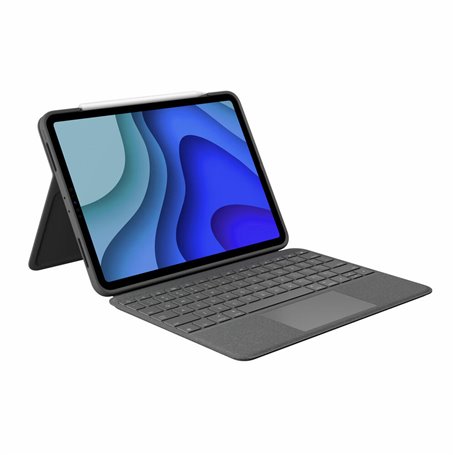 Logitech Folio Touch Gris Smart Connector QWERTY Espagnole