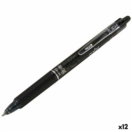 stylo à encre liquide Pilot Frixion Clicker Noir 0