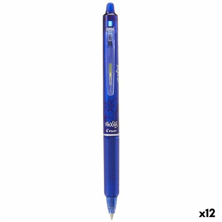 stylo à encre liquide Pilot Frixion Clicker Bleu 0