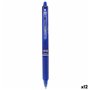 stylo à encre liquide Pilot Frixion Clicker Bleu 0