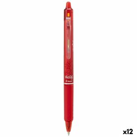 stylo à encre liquide Pilot Frixion Clicker Rouge 0