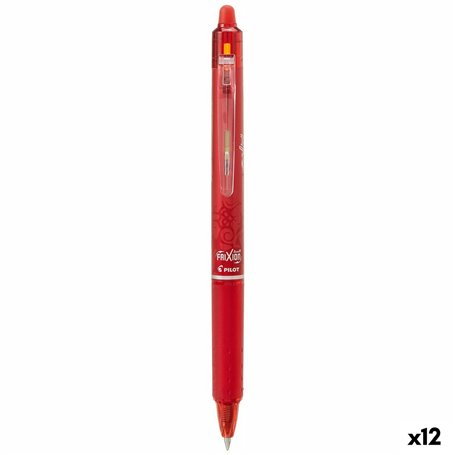 stylo à encre liquide Pilot Frixion Clicker Rouge 0