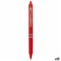 stylo à encre liquide Pilot Frixion Clicker Rouge 0