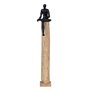 Figurine Décorative Noir Naturel Homme 18 x 13 x 76 cm