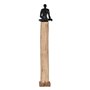 Figurine Décorative Noir Naturel Homme 18 x 13 x 76 cm
