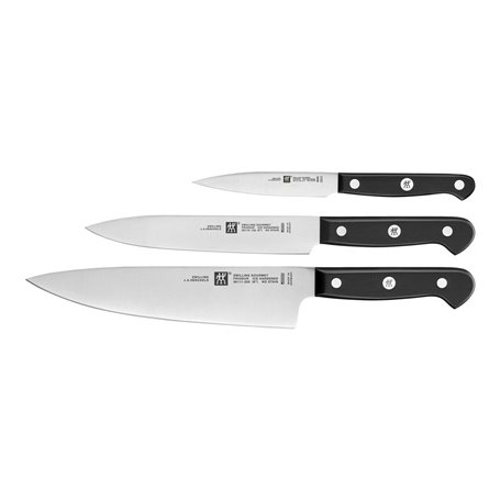 Ensemble de Couteaux Zwilling 36130-003-0 Noir Plastique Acier forgé 20 cm 16 cm 10 cm (3 Unités)