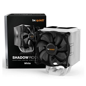 be quiet! Shadow Rock 3 White Processeur Refroidisseur 12 cm Blanc 1 pièce(s)