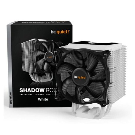 be quiet! Shadow Rock 3 White Processeur Refroidisseur 12 cm Blanc 1 pièce(s)