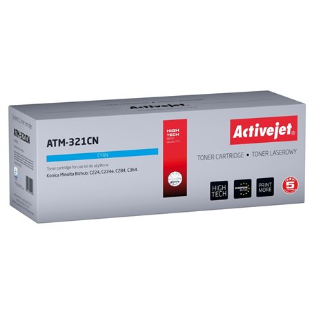 Toner Activejet ATM-321CN Cyan