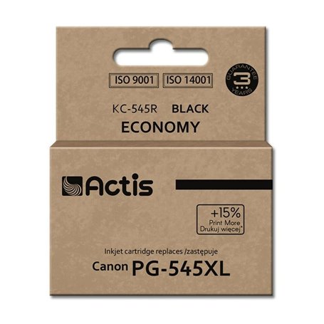 Cartouche d'Encre Compatible Actis KC-545R Noir