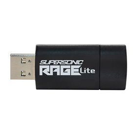 Clé USB Patriot Memory Supersonic Rage Lite Noir Noir/Bleu 64 GB