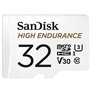 Carte Mémoire Micro SD avec Adaptateur SanDisk High Endurance 32 GB