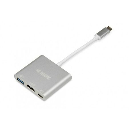 Hub USB Ibox IUH3CFT1 Blanc Argenté