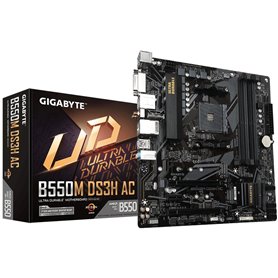 Gigabyte B550M DS3H AC AMD B550 Emplacement AM4 micro ATX