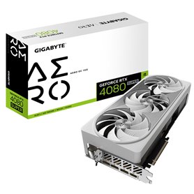 Carte Graphique Gigabyte GV-N408SAERO OC-16GD NVIDIA GeForce RTX 4080 GEFORCE RTX 4080 SUPER 16 GB GDDR6X