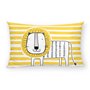 Housse de coussin Kids&Cotton Dakari C Blanc 30 x 50 cm