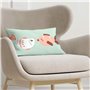 Housse de coussin Kids&Cotton Mosi C Menthe 30 x 50 cm