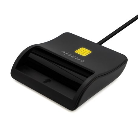 AISENS ASCR-SN03C-BK lecteur de contrôle d'accès Lecteur de commande d'accès USB Noir