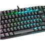 Clavier pour jeu Mars Gaming MKREVO PRO LED RGB Noir