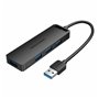 Vention CHLBB hub & concentrateur USB 3.2 Gen 1 (3.1 Gen 1) Type-A 5000 Mbit/s Noir