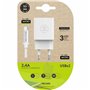 Chargeur mural Tech One Tech TEC2401 Blanc