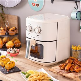 Friteuse à Air InnovaGoods Vynner Pro 6500 Crème 1700 W 6