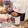 Friteuse à Air InnovaGoods Vynner Pro 6500 Crème 1700 W 6,5 L Acier inoxydable