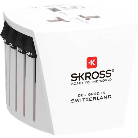 Adaptateur de voyage 2.5A MUV Micro Blanc Skross