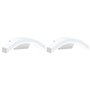 vidaXL Appliques murales LED d'extérieur 2 pcs blanc