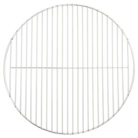 vidaXL Grille de barbecue ronde Ø47 cm acier inoxydable 304