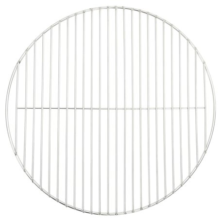 vidaXL Grille de barbecue ronde Ø47 cm acier inoxydable 304