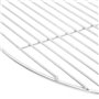 vidaXL Grille de barbecue ronde Ø47 cm acier inoxydable 304