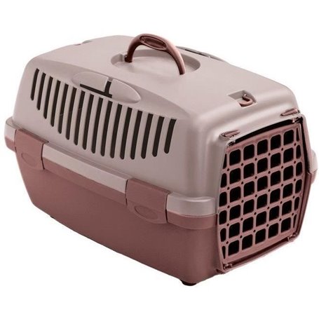 Box de transport - KERBL - Gulliver 1 - 48 x 32 x 31 cm - Pink / Marron