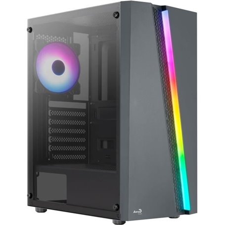 Boitier PC sans alimentation - AEROCOOL Blade G V1 RGB (Noir) - Moyen tour - Format ATX