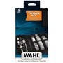 Kit de voyage barbe - WAHL - TRAVEL KIT - Tondeuse a pile - Coupe poils nez / oreilles - 6 réglages - Gris