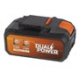 Batterie Dual Power POWDP9037 - pour Outils de Bricolage sans Fil de 20 V et 40 V - LED d'Indication de Puissance - Plateforme