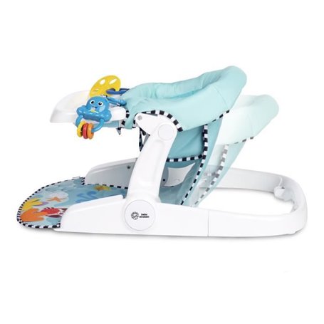 Siege au sol évolutif Ocean Explorers BABY EINSTEIN Sea of Support 2-en-1 avec jouets amovibles - Bleu/Blanc