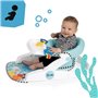 Siege au sol évolutif Ocean Explorers BABY EINSTEIN Sea of Support 2-en-1 avec jouets amovibles - Bleu/Blanc