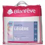 BLANREVE Couette légere en microfibre - 240 x 260 cm - Blanc