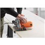 Scie Circulaire Filaire 1250W BLACK+DECKER (Livrée avec 1 lame + 1 guide parallele + 1 clé Allen)- CS1250L-QS